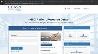 MY GDX Patient Resource Center - Genova Diagnostics
