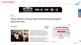 Grow Detroit's Young Talent employment program launches now | The ...