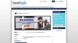 GE Appliances Warehouse Employee Discounts, Employee Benefits ...