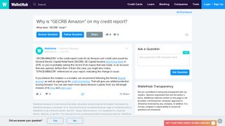 What Does 'GECRB Amazon' Mean? WalletHub Answers