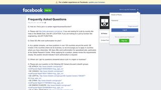 Frequently Asked Questions | Facebook