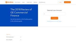 GE Commercial Finance: The 2019 Review | Fundera