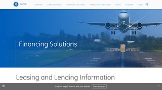 GECAS - Financing Solutions | GE Capital