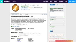 General Electric Credit Union Reviews - WalletHub