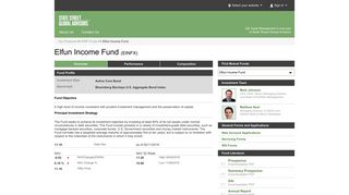 Elfun Funds - Elfun Income Fund - GE Asset Managment - State Street ...