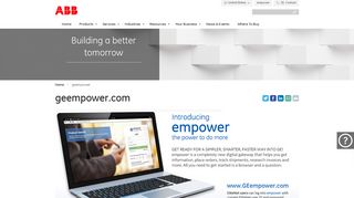 geempower | ABBindustrial - GE Industrial Solutions