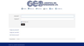 G.E. Logistics, Inc. / G.E. Forwarders Ltd.