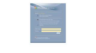 Microsoft Exchange - Outlook Web Access