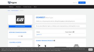 GearBest Affiliate Program - VigLink