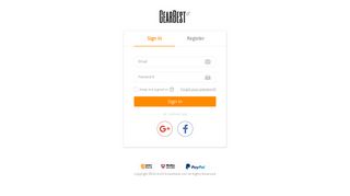 Sign In | GearBest.com