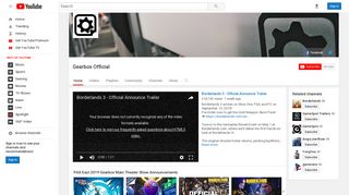 Gearbox Official - YouTube