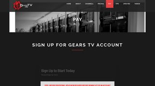 Pay | Gears TV HD
