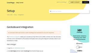 Geckoboard integration – Help Center
