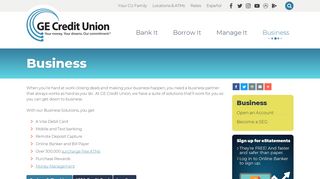 GE Credit Union - Business