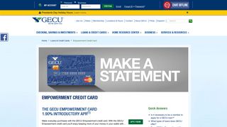 GECU - Empowerment Credit Card
