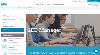 GED Manager - GED - GED.com