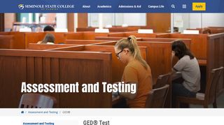 GED® Test - Seminole State College