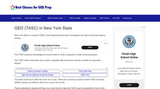 GED In New York State - Classes, Prices, and Testing Centers
