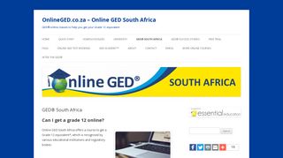 Online GED South Africa