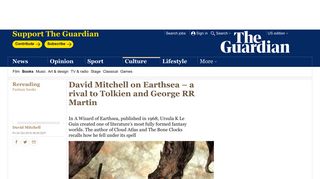 David Mitchell on Earthsea – a rival to Tolkien and George RR Martin ...