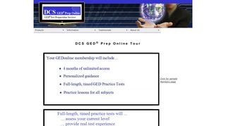 GEDonline Tour - DCS GED® Prep Online