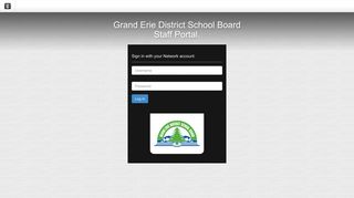 Grand Erie District School Board Staff Portal :: Login