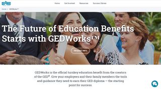 GEDWorks™: Leading GED® Education Benefit Program - GED.com