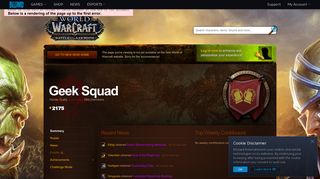 Geek Squad @ Executus - Community - World of Warcraft