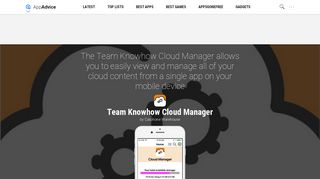 Team Knowhow Cloud Manager by Carphone Warehouse - AppAdvice
