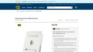 Geek Squad Home Membership : Membership Services - Best Buy ...