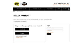 Make a Payment | Geek Squad Protection Plan | Assurant Solutions