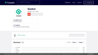 Geeker Reviews | Read Customer Service Reviews of geeker.com
