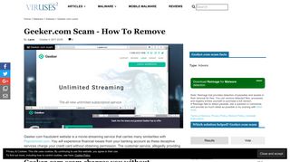 Geeker.com scam - How to remove - 2-viruses.com