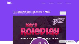 Roleplay Chat Meet Anime + More - Bot