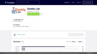 Geekly Lab Reviews | Read Customer Service Reviews of geeklylab ...