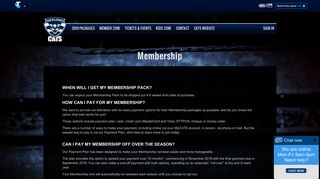 Membership | Geelong Cats