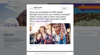 GEHA Health on Twitter: 