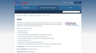 GEHA for FEDVIP | BENEFEDS