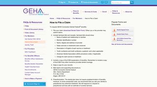 How to File a Claim | GEHA Connection Dental Federal