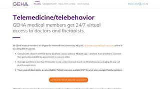 GEHA medical members get 24/7 virtual access to doctors and ...