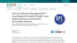 Virtual Lifestyle Management™ Goes Beyond Mobile Weight Loss ...