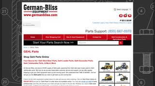 Gehl Parts: Skid Steer Loader Parts, Excavator Parts, Telehandler Parts