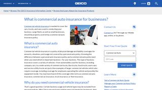 What is commercial auto insurance for businesses? | GEICO