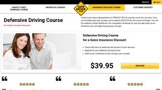 Geico Defensive Driving Course | Online Geico Course for Discount