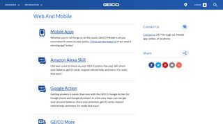 Web And Mobile | GEICO