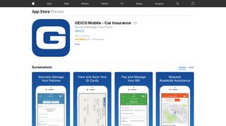 GEICO Mobile - Car Insurance on the App Store - iTunes - Apple