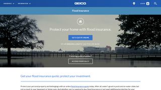 Flood Insurance - Get An Online Quote | GEICO