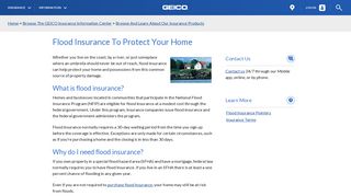 Flood Insurance To Protect Your Home | GEICO