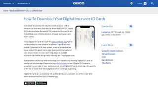 How To Download Your Digital Insurance ID Cards | GEICO