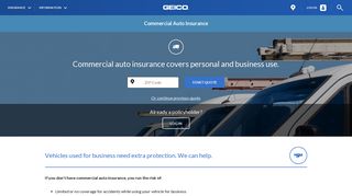 Commercial Auto Insurance - Get a Free Quote | GEICO